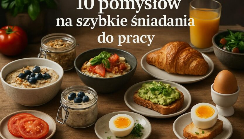 10 pomysłów na szybkie śniadania do pracy